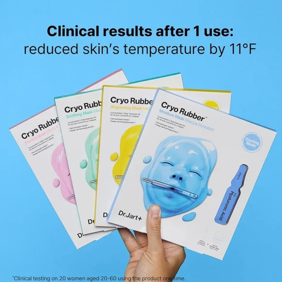 Dr. Jart+ Cryo Rubber Moisture Mask 2-step Treatment, with Hyaluronic Acid, NIB - Picture 5 of 5